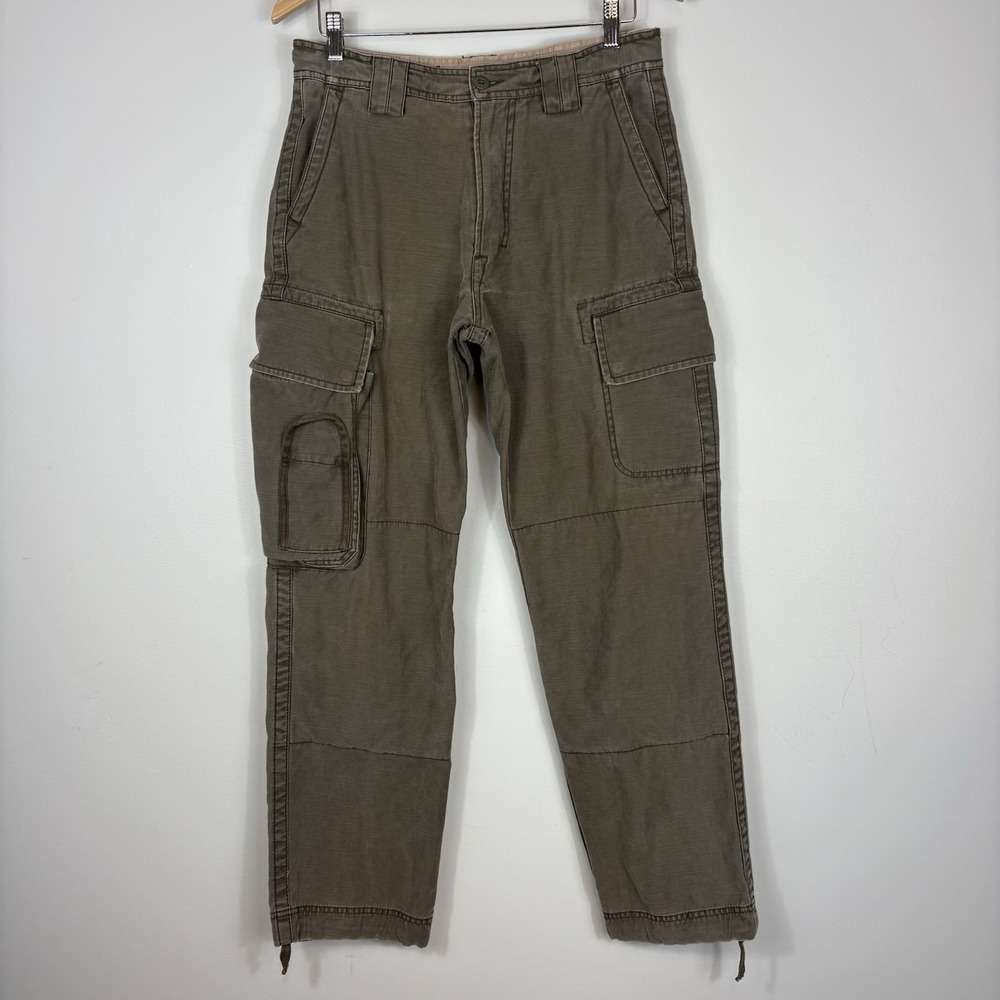 Rare Flash Report Japanese Vintage Fatigues Cargo Pants Sz Large L Y2K Brown